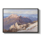 Hoher Göll from Watzmann-Hocheck, 1919 by Edward Theodore Compton in a black floater framed canvas wall art display.
