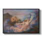 Twilight, 1914 by Evelyn De Morgan in a black floater framed canvas wall art display.