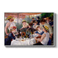 Luncheon of the Boating Party (Le Déjeuner des canotiers), 1880-1881 by Pierre-Auguste Renoir in a white floater framed canvas wall art display.