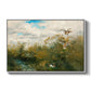 Wild Ducks (Grasänder), 1890 by Bruno Liljefors in a white floater framed canvas wall art display.