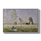 Summer (L'ete), 1874 by Claude Monet in a white floater framed canvas wall art display.