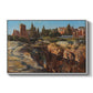 Palatine in Rome, c. 1921 by Edward Theodore Compton in a white floater framed canvas wall art display.