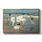 A Holiday, c. 1915 by Edward Henry Potthast in a gold floater framed canvas wall art display.