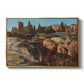 Palatine in Rome, c. 1921 by Edward Theodore Compton in a gold floater framed canvas wall art display.