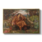 A Soul in Hell, c. 1901-1902 by Evelyn De Morgan in a gold floater framed canvas wall art display.