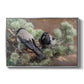 Hooded Crows (Kråkor), 1891 by Bruno Liljefors in a silver floater framed canvas wall art display.