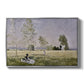 Summer (L'ete), 1874 by Claude Monet in a silver floater framed canvas wall art display.