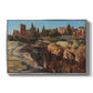 Palatine in Rome, c. 1921 by Edward Theodore Compton in a silver floater framed canvas wall art display.