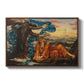 Earthbound, 1897 by Evelyn De Morgan in a walnut floater framed canvas wall art display.