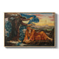Earthbound, 1897 by Evelyn De Morgan in a natural wood floater framed canvas wall art display.