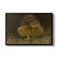 An Eagle Owl (Berguv), 1905 by Bruno Liljefors in a black floater framed canvas wall art display.