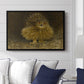 An Eagle Owl (Berguv), 1905 by Bruno Liljefors displayed above a sofa in a living room in a black floater frame, featuring a detailed wildlife painting of eagle owl with piercing eyes in darkness.