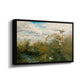 Angled view of Wild Ducks (Grasänder), 1890 by Bruno Liljefors in a black floater framed canvas.