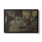 The Dance Class, c. 1873 by Edgar Degas in a black floater framed canvas wall art display.