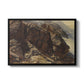 High Mountain Study, c. 1870 by Edward Theodore Compton in a black floater framed canvas wall art display.
