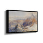 Angled view of Col du Géant, 1903 by Edward Theodore Compton in a black floater framed canvas.