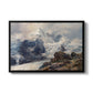 The Grossglockner, 1880 by Edward Theodore Compton in a black floater framed canvas wall art display.