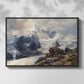 Front view of The Grossglockner, 1880 by Edward Theodore Compton in a black floater framed canvas.