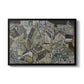 Mödling II, 1918 by Egon Schiele in a black floater framed canvas wall art display.