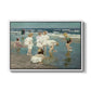 A Holiday, c. 1915 by Edward Henry Potthast in a white floater framed canvas wall art display.