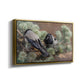 Angled view of Hooded Crows (Kråkor), 1891 by Bruno Liljefors in a gold floater framed canvas.