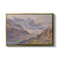 Odenwinklkees with the Johannisberg, 1902 by Edward Theodore Compton in a gold floater framed canvas wall art display.
