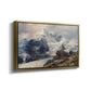 Angled view of The Grossglockner, 1880 by Edward Theodore Compton in a gold floater framed canvas.