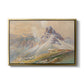 From the Dolomites, 1904 by Edward Theodore Compton in a gold floater framed canvas wall art display.