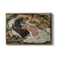 Death and the Maiden, 1915 by Egon Schiele in a gold floater framed canvas wall art display.