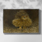 Front view of An Eagle Owl (Berguv), 1905 by Bruno Liljefors in a silver floater framed canvas.