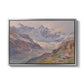 Odenwinklkees with the Johannisberg, 1902 by Edward Theodore Compton in a silver floater framed canvas wall art display.