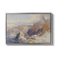 Col du Géant, 1903 by Edward Theodore Compton in a silver floater framed canvas wall art display.