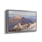 Angled view of Hoher Göll from Watzmann-Hocheck, 1919 by Edward Theodore Compton in a silver floater framed canvas.