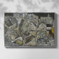 Front view of Mödling II, 1918 by Egon Schiele in a silver floater framed canvas.