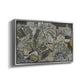 Angled view of Mödling II, 1918 by Egon Schiele in a silver floater framed canvas.