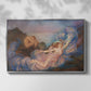 Front view of Twilight, 1914 by Evelyn De Morgan in a silver floater framed canvas.