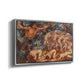 Angled view of Boreas and the Fallen Leaves, c. 1910-1914 by Evelyn De Morgan in a silver floater framed canvas.