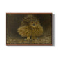 An Eagle Owl (Berguv), 1905 by Bruno Liljefors in a walnut floater framed canvas wall art display.