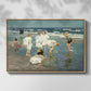 Front view of A Holiday, c. 1915 by Edward Henry Potthast in a natural wood floater framed canvas.