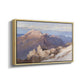 Angled view of Hoher Göll from Watzmann-Hocheck, 1919 by Edward Theodore Compton in a natural wood floater framed canvas.