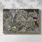 Front view of Mödling II, 1918 by Egon Schiele in a natural wood floater framed canvas.