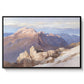 Hoher Göll from Watzmann-Hocheck, 1919 by Edward Theodore Compton in a black floater framed canvas wall art display.