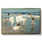 A Holiday, c. 1915 by Edward Henry Potthast in a gold floater framed canvas wall art display.