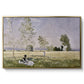 Summer (L'ete), 1874 by Claude Monet in a gold floater framed canvas wall art display.