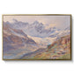 Odenwinklkees with the Johannisberg, 1902 by Edward Theodore Compton in a gold floater framed canvas wall art display.