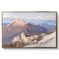 Hoher Göll from Watzmann-Hocheck, 1919 by Edward Theodore Compton in a gold floater framed canvas wall art display.