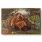 A Soul in Hell, c. 1901-1902 by Evelyn De Morgan in a gold floater framed canvas wall art display.