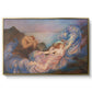 Twilight, 1914 by Evelyn De Morgan in a gold floater framed canvas wall art display.