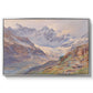 Odenwinklkees with the Johannisberg, 1902 by Edward Theodore Compton in a silver floater framed canvas wall art display.