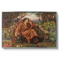 A Soul in Hell, c. 1901-1902 by Evelyn De Morgan in a silver floater framed canvas wall art display.